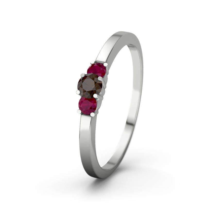 Bild von   rauchquarz platinumring shannojpg | Individuelle 🎁 persönliche 🎁 personalisierte Geschenke bedruckt ▪ bestickt ▪ graviert