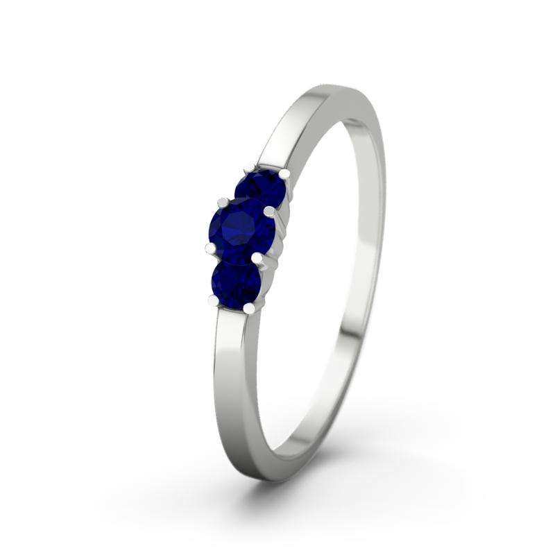 Bild von   blauer saphir sterlingsilberrijpg | Individuelle 🎁 persönliche 🎁 personalisierte Geschenke bedruckt ▪ bestickt ▪ graviert