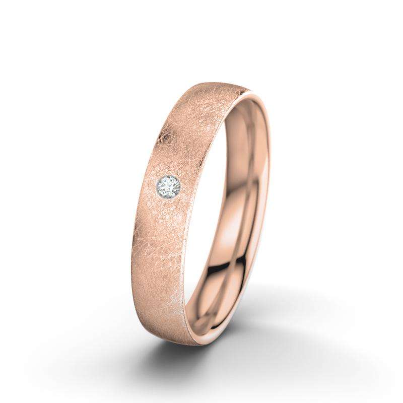 Bild von   diamant rotgold eismattring majpg | Individuelle 🎁 persönliche 🎁 personalisierte Geschenke bedruckt ▪ bestickt ▪ graviert