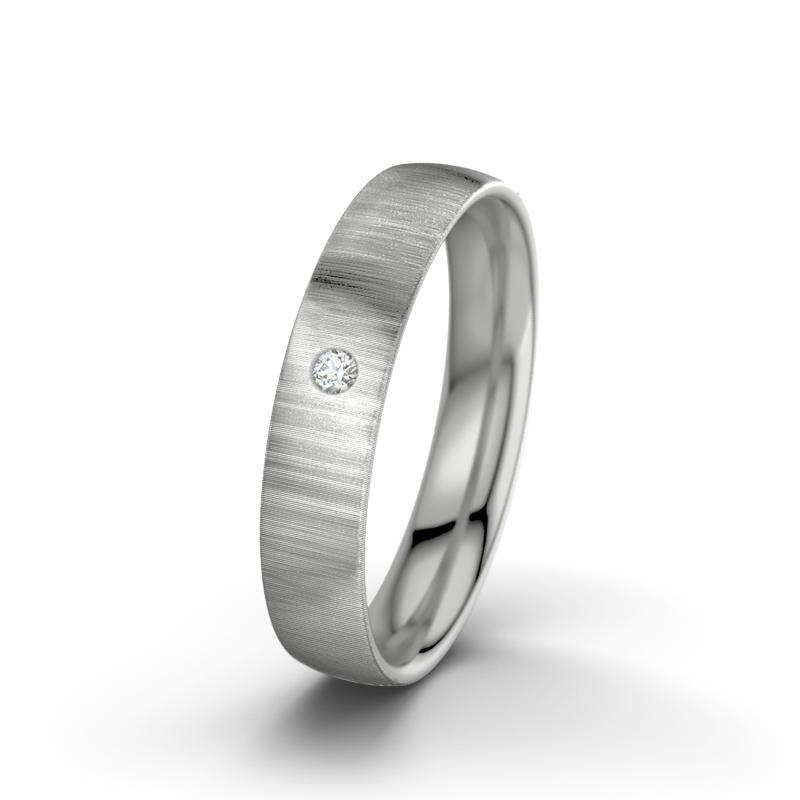 Bild von   diamant palladium quermattringjpg | Individuelle 🎁 persönliche 🎁 personalisierte Geschenke bedruckt ▪ bestickt ▪ graviert