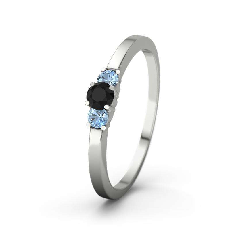 Bild von   blauer topas platinumring shanjpg | Individuelle 🎁 persönliche 🎁 personalisierte Geschenke bedruckt ▪ bestickt ▪ graviert