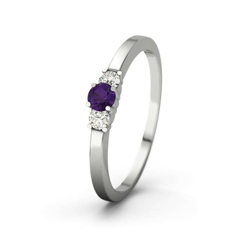 Bild von   amethyst platinumring shannonjpg | Individuelle 🎁 persönliche 🎁 personalisierte Geschenke bedruckt ▪ bestickt ▪ graviert