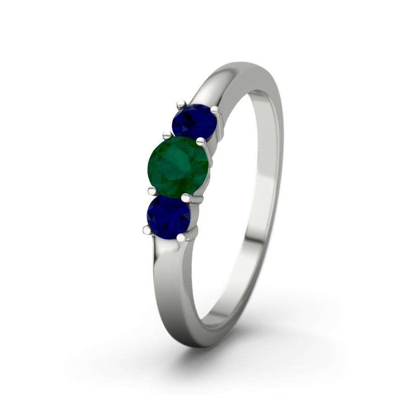 Bild von   smaragd platinumring roubyjpg | Individuelle 🎁 persönliche 🎁 personalisierte Geschenke bedruckt ▪ bestickt ▪ graviert