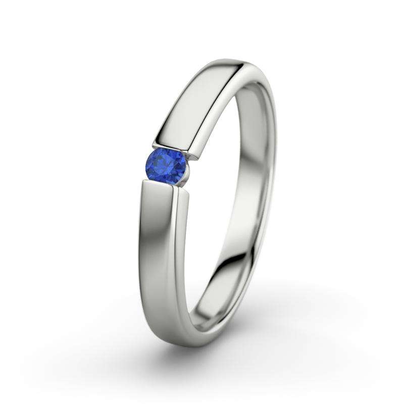 Bild von   blauer saphir platinumring beajpg | Individuelle 🎁 persönliche 🎁 personalisierte Geschenke bedruckt ▪ bestickt ▪ graviert