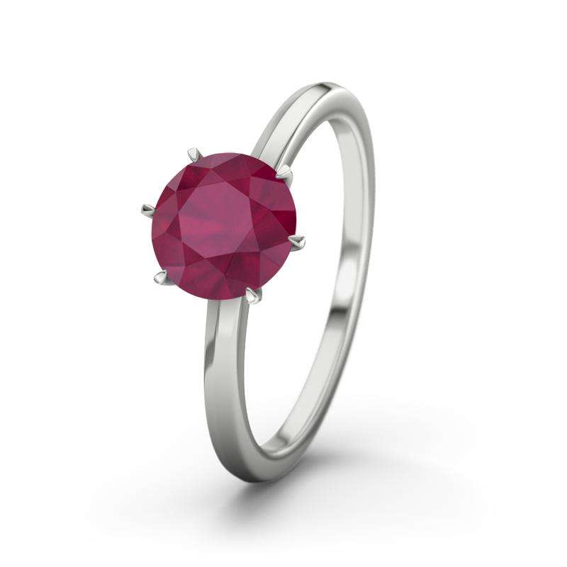 Bild von   rubin weissgoldring alhambrajpg | Individuelle 🎁 persönliche 🎁 personalisierte Geschenke bedruckt ▪ bestickt ▪ graviert