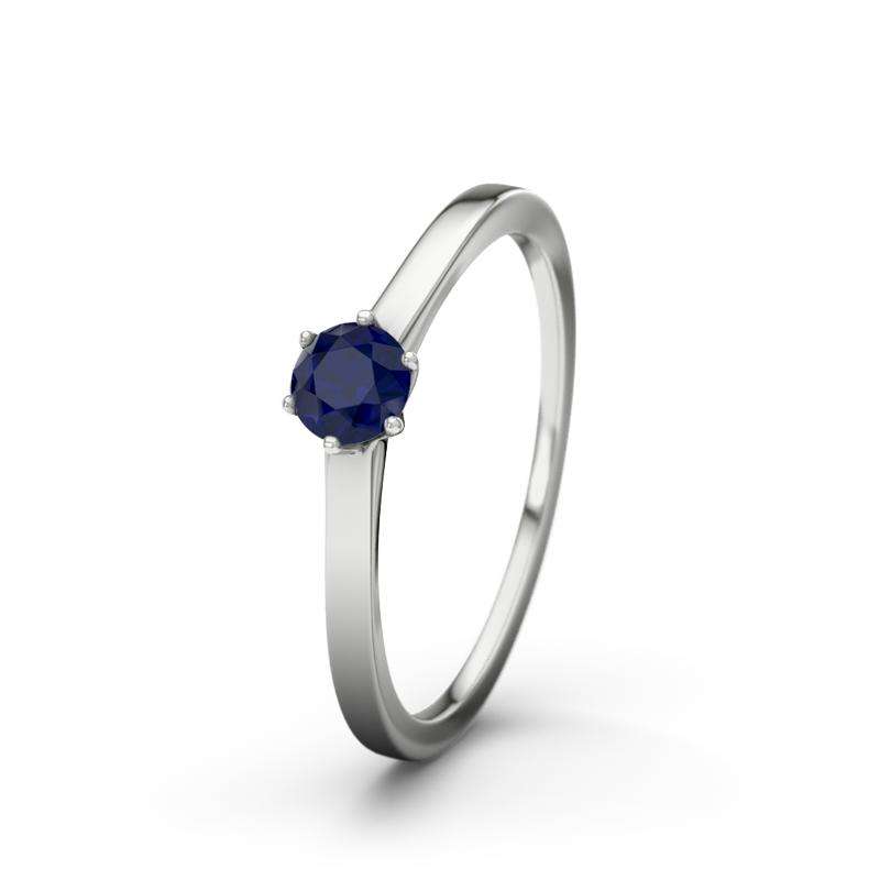 Bild von   blauer saphir platinumring banjpg | Individuelle 🎁 persönliche 🎁 personalisierte Geschenke bedruckt ▪ bestickt ▪ graviert