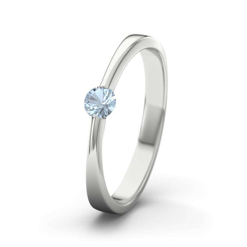 Bild von   blauer topas weissgoldring maijpg | Individuelle 🎁 persönliche 🎁 personalisierte Geschenke bedruckt ▪ bestickt ▪ graviert