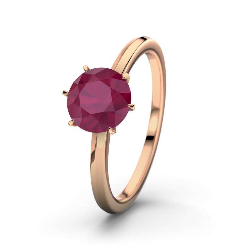 Bild von   rubin rotgoldring alhambrajpg | Individuelle 🎁 persönliche 🎁 personalisierte Geschenke bedruckt ▪ bestickt ▪ graviert
