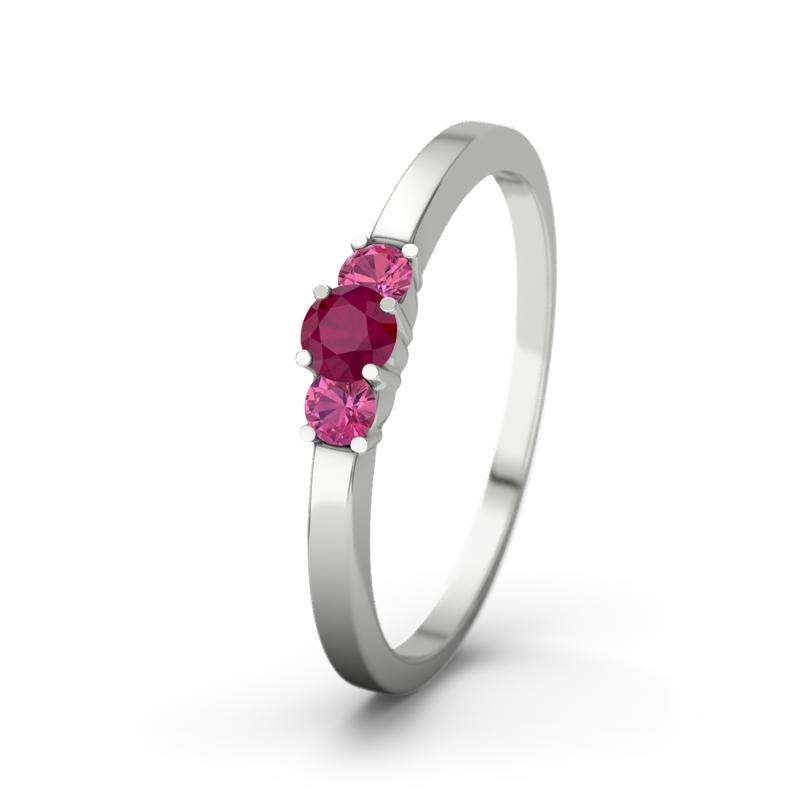 Bild von   rubin weissgoldring shannonjpg | Individuelle 🎁 persönliche 🎁 personalisierte Geschenke bedruckt ▪ bestickt ▪ graviert