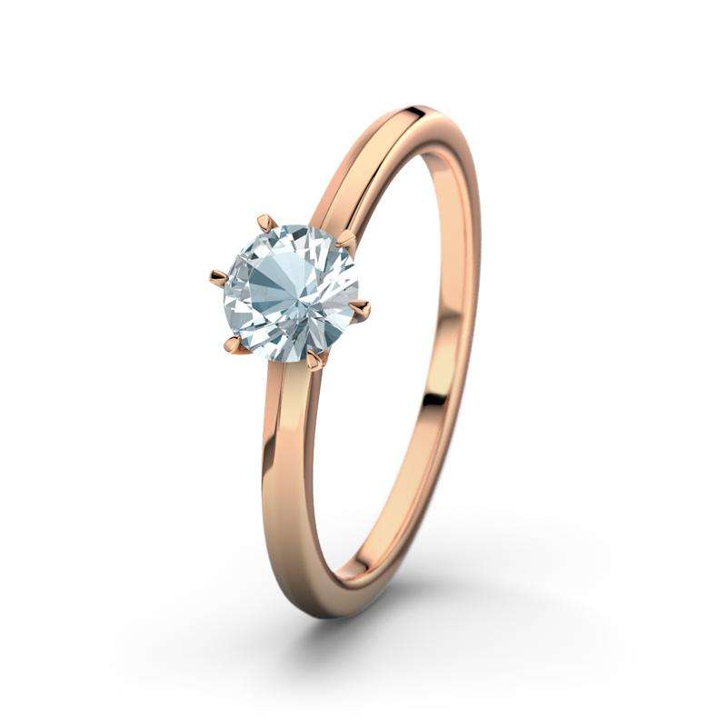Bild von   aquamarin rotgoldring kansasjpg | Individuelle 🎁 persönliche 🎁 personalisierte Geschenke bedruckt ▪ bestickt ▪ graviert