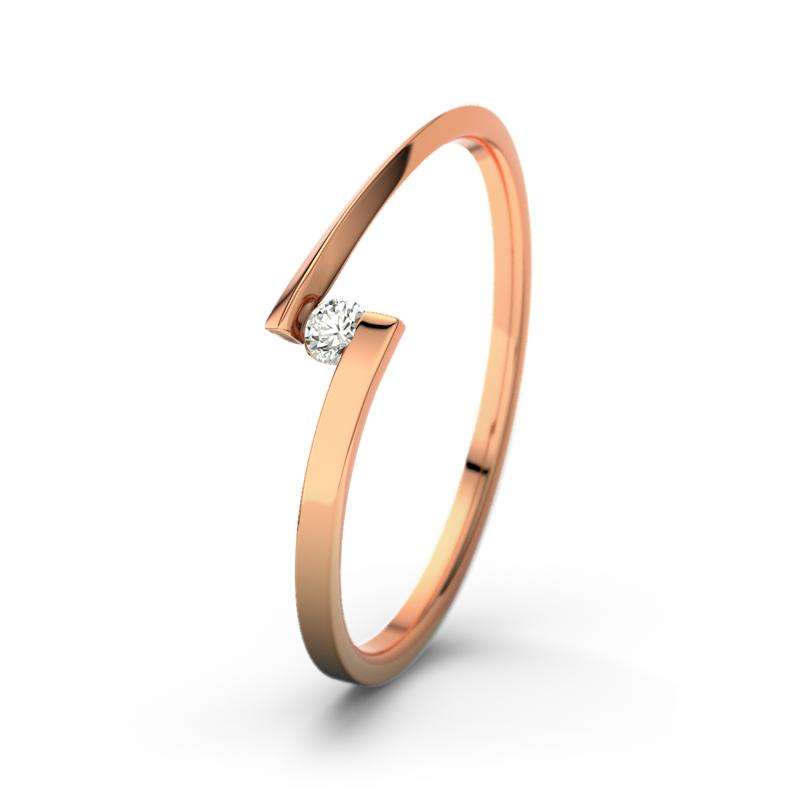 Bild von   diamant rotgoldring lena rojpg | Individuelle 🎁 persönliche 🎁 personalisierte Geschenke bedruckt ▪ bestickt ▪ graviert