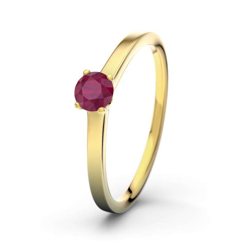 Bild von   rubin gelbgoldring jenniferjpg | Individuelle 🎁 persönliche 🎁 personalisierte Geschenke bedruckt ▪ bestickt ▪ graviert