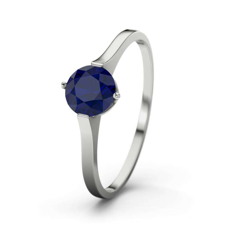 Bild von   blauer saphir platinumring sumjpg | Individuelle 🎁 persönliche 🎁 personalisierte Geschenke bedruckt ▪ bestickt ▪ graviert
