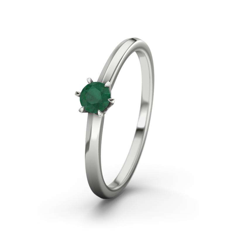 Bild von   smaragd platinumring meridajpg | Individuelle 🎁 persönliche 🎁 personalisierte Geschenke bedruckt ▪ bestickt ▪ graviert