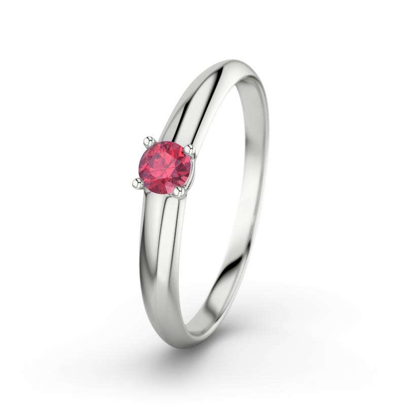 Bild von   rubin weissgoldring ulrikejpg | Individuelle 🎁 persönliche 🎁 personalisierte Geschenke bedruckt ▪ bestickt ▪ graviert