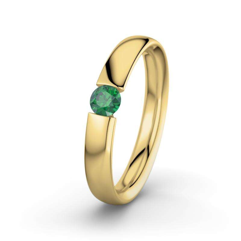 Bild von   smaragd gelbgoldring isobeljpg | Individuelle 🎁 persönliche 🎁 personalisierte Geschenke bedruckt ▪ bestickt ▪ graviert