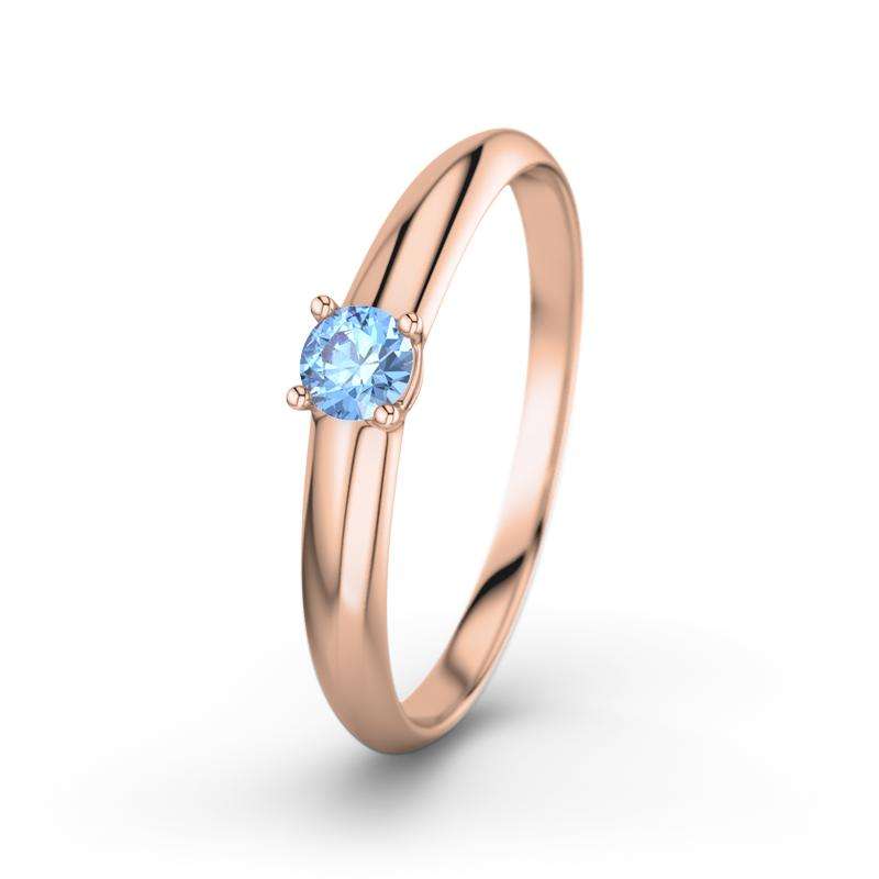 Bild von   blauer topas rotgoldring ulrikjpg | Individuelle 🎁 persönliche 🎁 personalisierte Geschenke bedruckt ▪ bestickt ▪ graviert