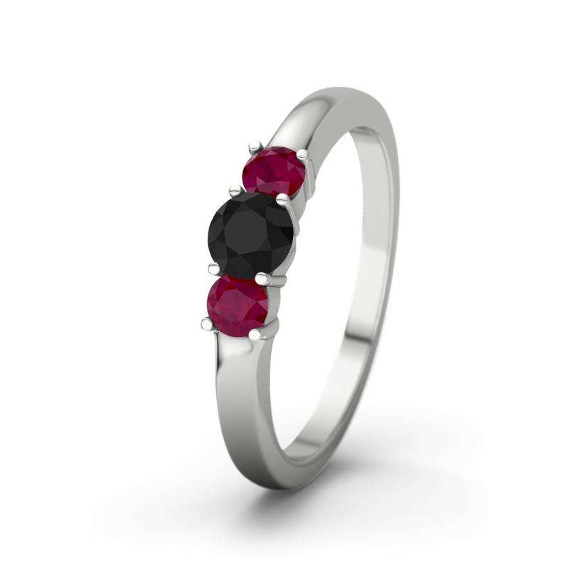 Bild von   schwarzer achat sterlingsilberjpg | Individuelle 🎁 persönliche 🎁 personalisierte Geschenke bedruckt ▪ bestickt ▪ graviert