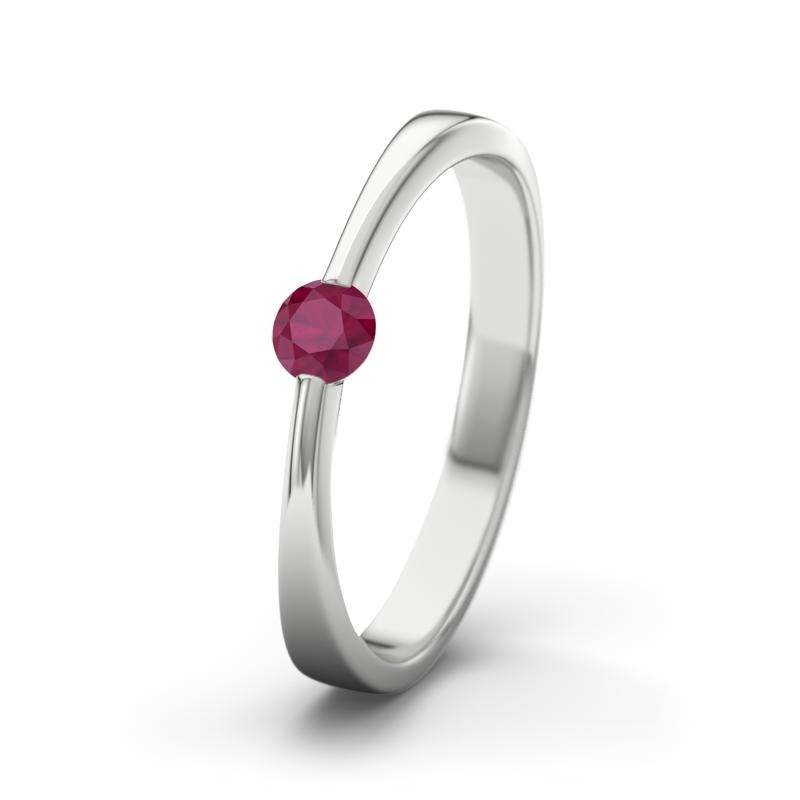 Bild von   rubin weissgoldring maisiejpg | Individuelle 🎁 persönliche 🎁 personalisierte Geschenke bedruckt ▪ bestickt ▪ graviert