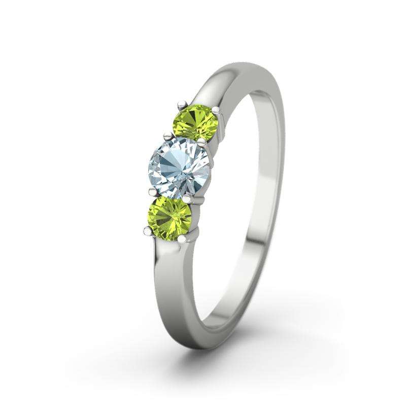 Bild von   aquamarin sterlingsilberring rjpg | Individuelle 🎁 persönliche 🎁 personalisierte Geschenke bedruckt ▪ bestickt ▪ graviert