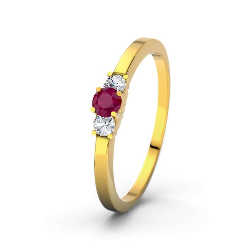 Bild von   rubin gelbgoldring shannonjpg | Individuelle 🎁 persönliche 🎁 personalisierte Geschenke bedruckt ▪ bestickt ▪ graviert