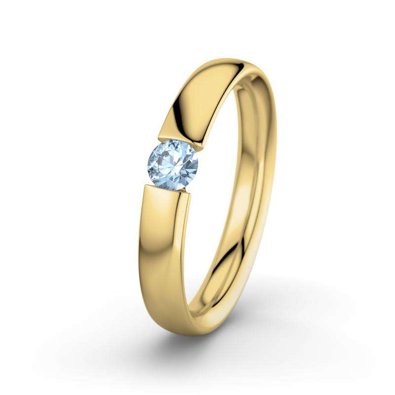 Bild von   aquamarin gelbgoldring isobeljpg | Individuelle 🎁 persönliche 🎁 personalisierte Geschenke bedruckt ▪ bestickt ▪ graviert