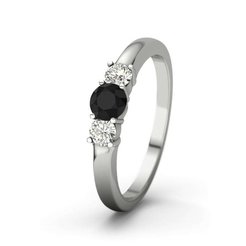 Bild von   schwarzer achat platinumring rjpg | Individuelle 🎁 persönliche 🎁 personalisierte Geschenke bedruckt ▪ bestickt ▪ graviert