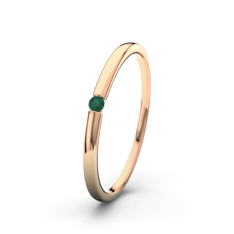 Bild von   smaragd rotgoldring laurenjpg | Individuelle 🎁 persönliche 🎁 personalisierte Geschenke bedruckt ▪ bestickt ▪ graviert