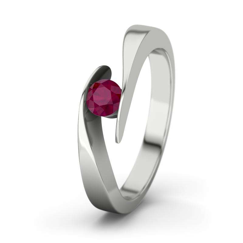 Bild von   rubin weissgoldring summer dayjpg | Individuelle 🎁 persönliche 🎁 personalisierte Geschenke bedruckt ▪ bestickt ▪ graviert