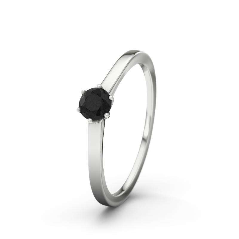 Bild von   diamant schwarz sterlingsilberjpg | Individuelle 🎁 persönliche 🎁 personalisierte Geschenke bedruckt ▪ bestickt ▪ graviert