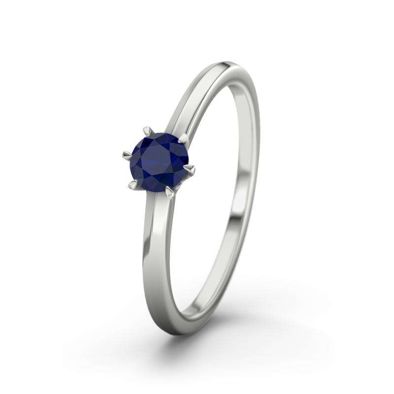 Bild von   blauer saphir sterlingsilberrijpg | Individuelle 🎁 persönliche 🎁 personalisierte Geschenke bedruckt ▪ bestickt ▪ graviert