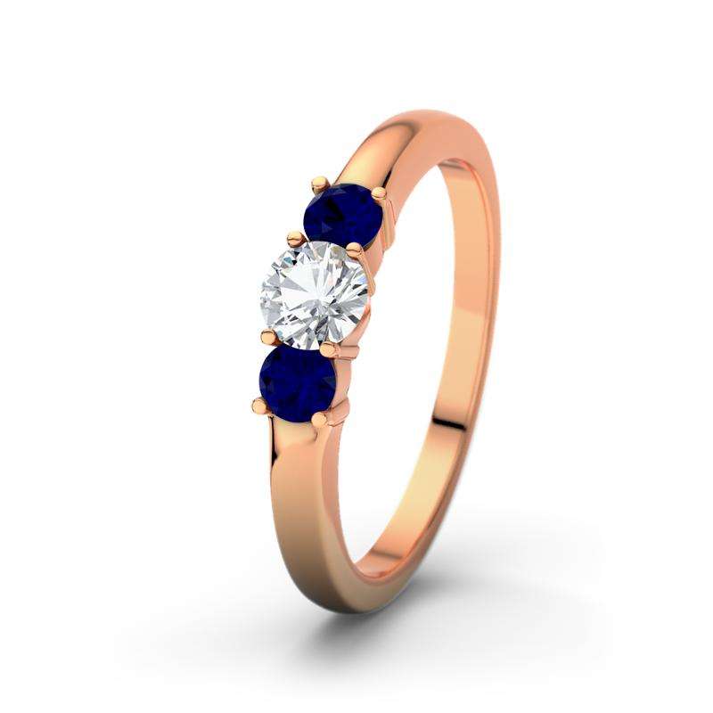 Bild von   zirkonia rotgoldring roubyjpg | Individuelle 🎁 persönliche 🎁 personalisierte Geschenke bedruckt ▪ bestickt ▪ graviert