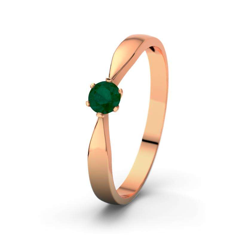 Bild von   smaragd rotgoldring tina rojpg | Individuelle 🎁 persönliche 🎁 personalisierte Geschenke bedruckt ▪ bestickt ▪ graviert