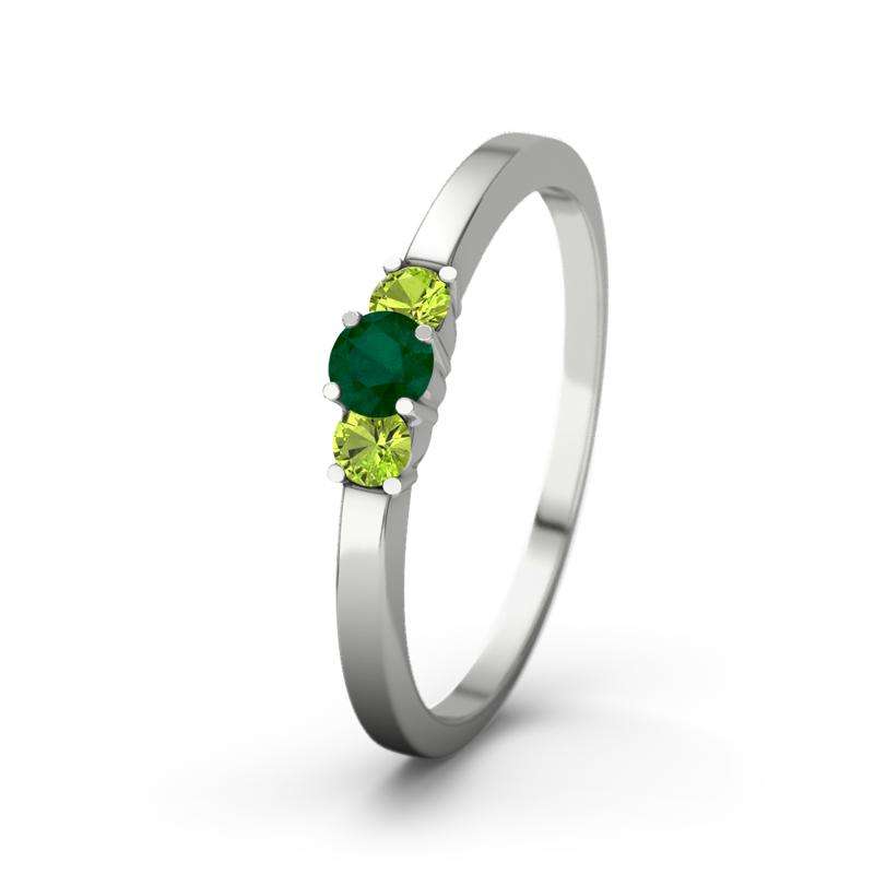 Bild von   smaragd platinumring shannonjpg | Individuelle 🎁 persönliche 🎁 personalisierte Geschenke bedruckt ▪ bestickt ▪ graviert