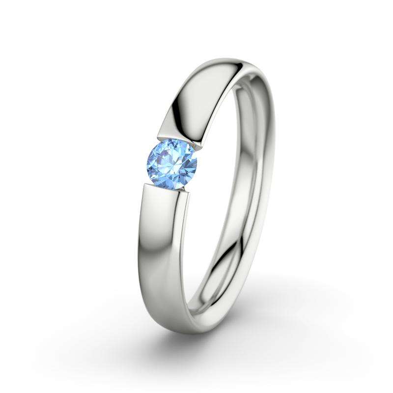 Bild von   blauer topas weissgoldring isojpg | Individuelle 🎁 persönliche 🎁 personalisierte Geschenke bedruckt ▪ bestickt ▪ graviert
