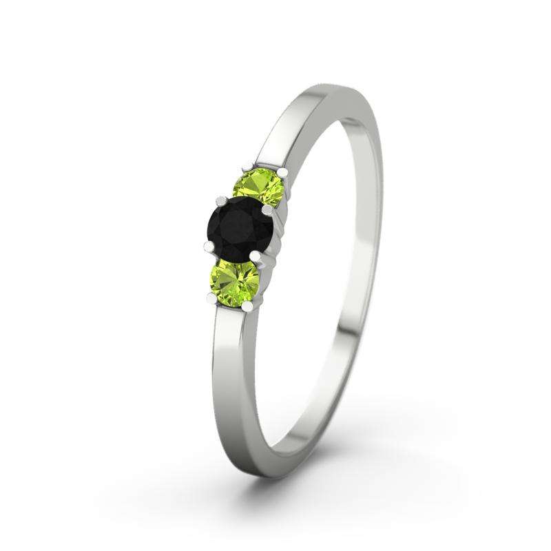 Bild von   diamant schwarz sterlingsilberjpg | Individuelle 🎁 persönliche 🎁 personalisierte Geschenke bedruckt ▪ bestickt ▪ graviert