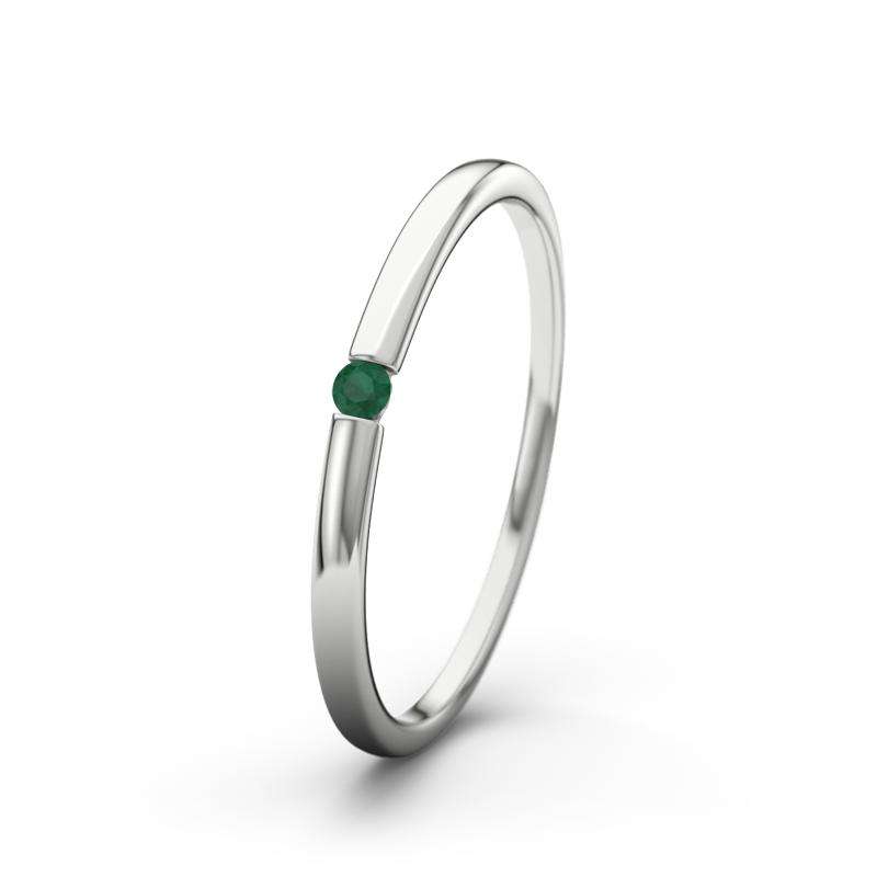 Bild von   smaragd platinumring laurenjpg | Individuelle 🎁 persönliche 🎁 personalisierte Geschenke bedruckt ▪ bestickt ▪ graviert