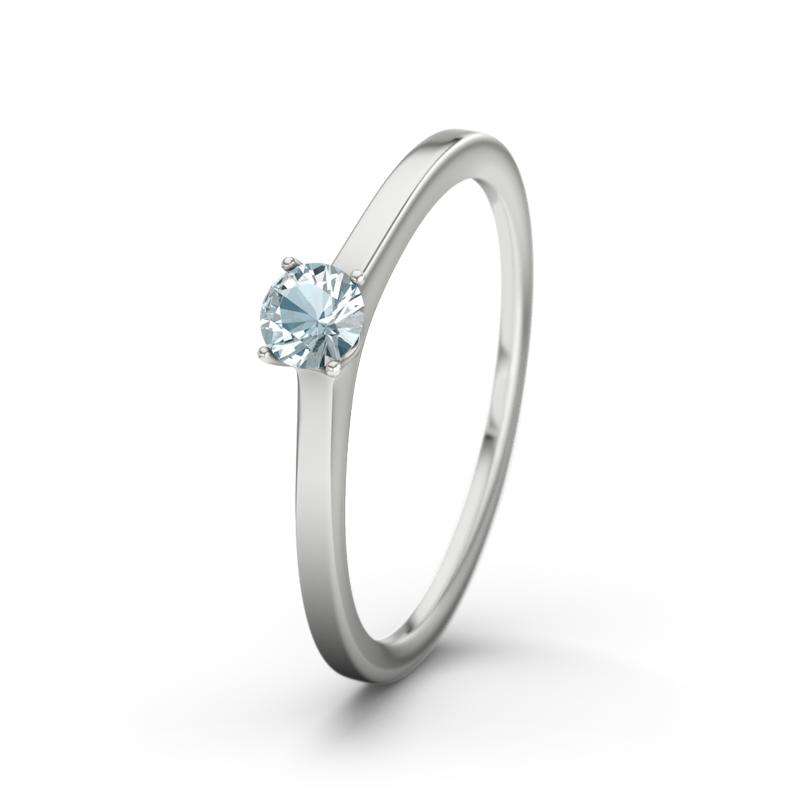 Bild von   aquamarin sterlingsilberring ljpg | Individuelle 🎁 persönliche 🎁 personalisierte Geschenke bedruckt ▪ bestickt ▪ graviert