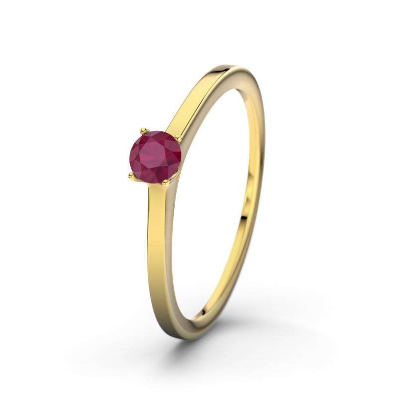 Bild von   rubin gelbgoldring laos geljpg | Individuelle 🎁 persönliche 🎁 personalisierte Geschenke bedruckt ▪ bestickt ▪ graviert