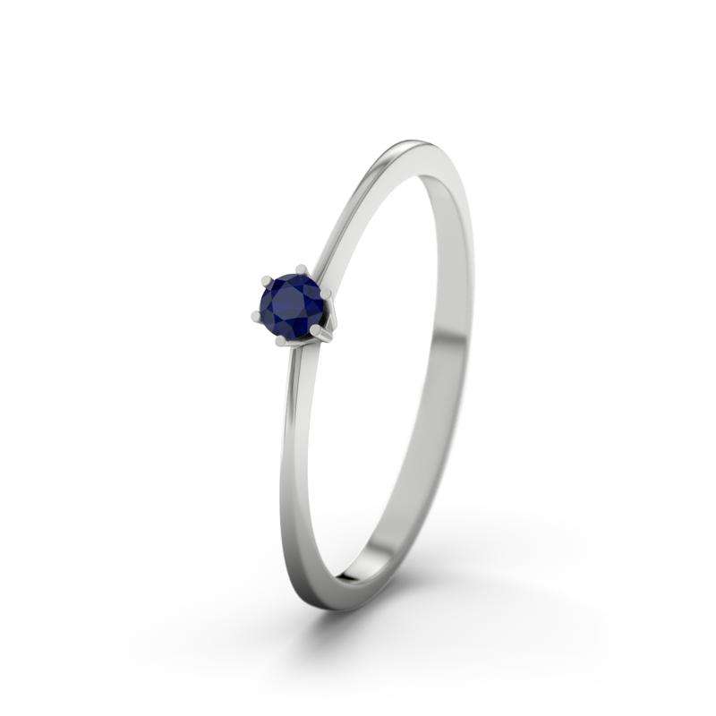 Bild von   blauer saphir sterlingsilberrijpg | Individuelle 🎁 persönliche 🎁 personalisierte Geschenke bedruckt ▪ bestickt ▪ graviert