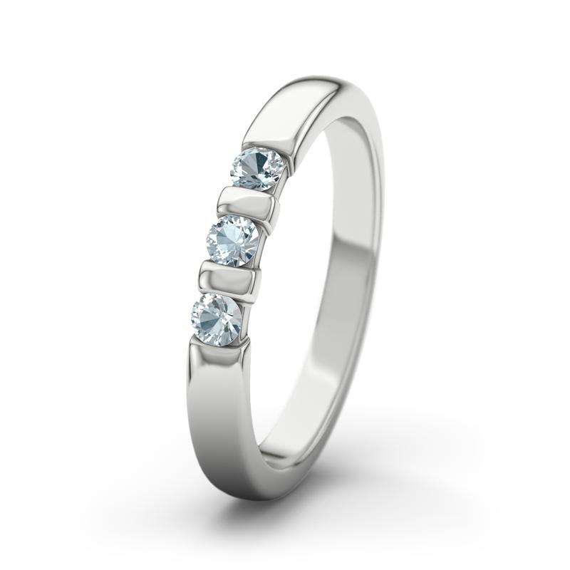 Bild von   aquamarin weissgoldring melissjpg | Individuelle 🎁 persönliche 🎁 personalisierte Geschenke bedruckt ▪ bestickt ▪ graviert
