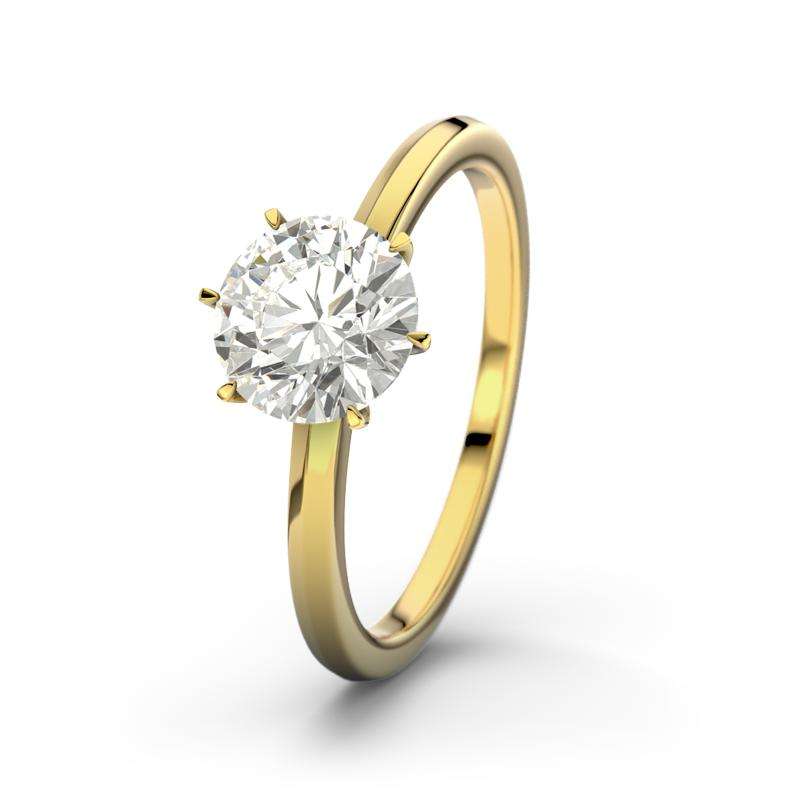 Bild von   diamant gelbgoldring alhambrajpg | Individuelle 🎁 persönliche 🎁 personalisierte Geschenke bedruckt ▪ bestickt ▪ graviert