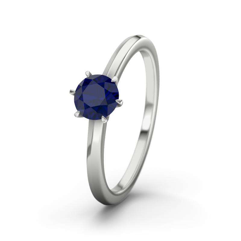 Bild von   blauer saphir sterlingsilberrijpg | Individuelle 🎁 persönliche 🎁 personalisierte Geschenke bedruckt ▪ bestickt ▪ graviert