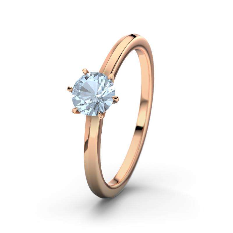 Bild von   blauer topas rotgoldring kansajpg | Individuelle 🎁 persönliche 🎁 personalisierte Geschenke bedruckt ▪ bestickt ▪ graviert