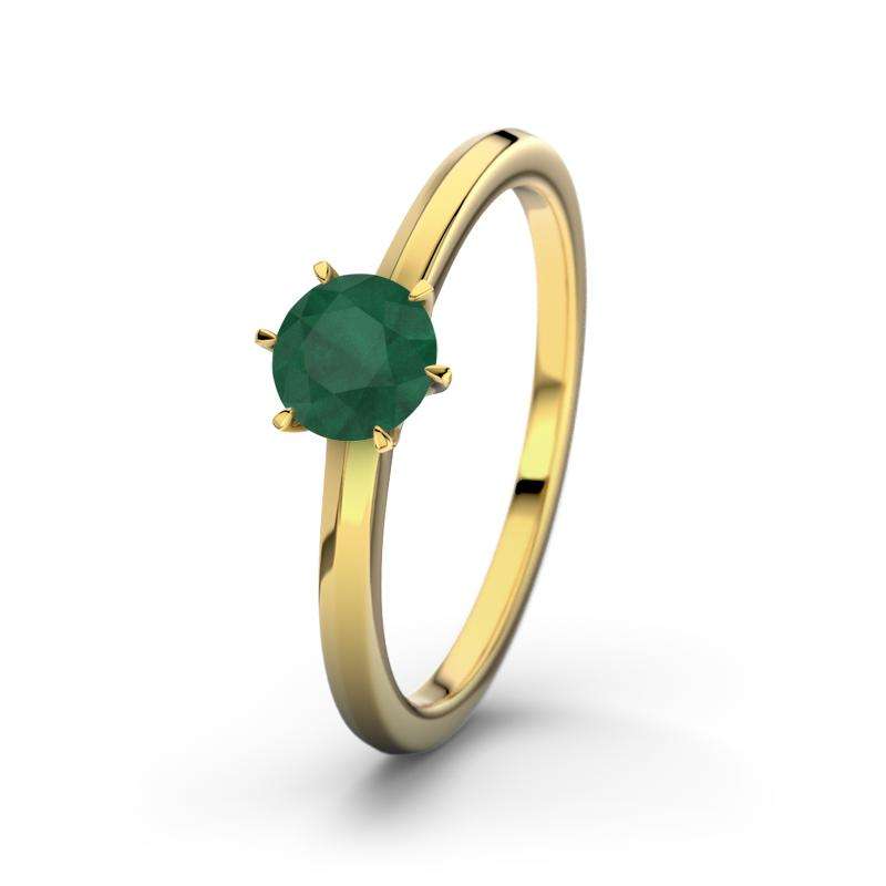 Bild von   smaragd gelbgoldring kansasjpg | Individuelle 🎁 persönliche 🎁 personalisierte Geschenke bedruckt ▪ bestickt ▪ graviert