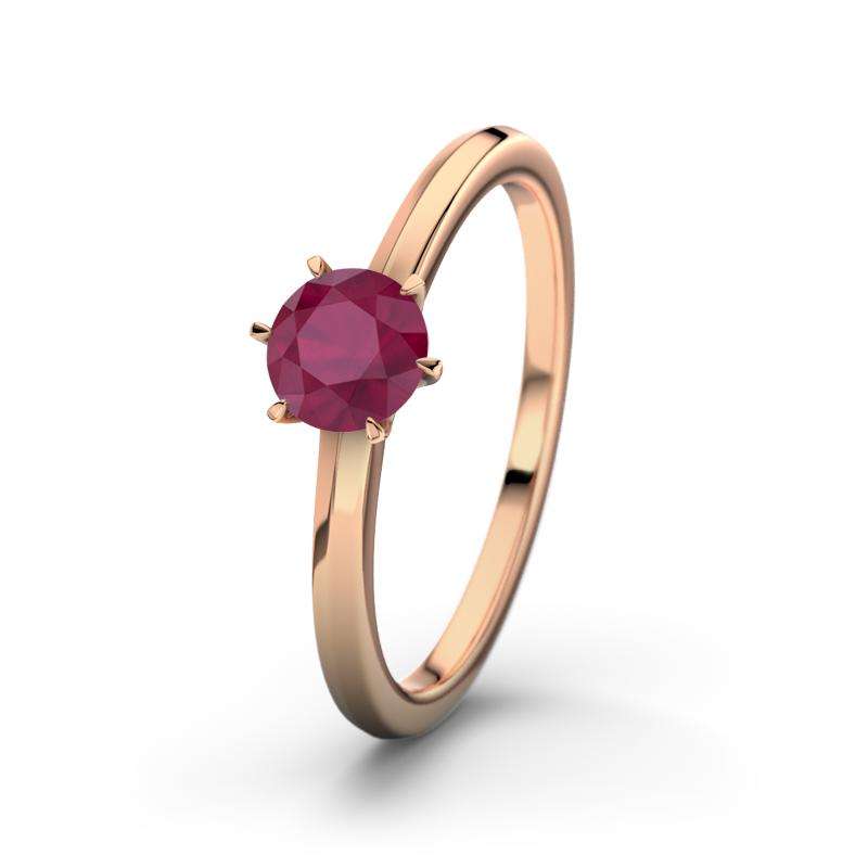 Bild von   rubin rotgoldring kansas rojpg | Individuelle 🎁 persönliche 🎁 personalisierte Geschenke bedruckt ▪ bestickt ▪ graviert