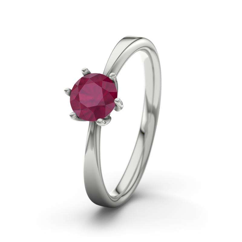 Bild von   rubin weissgoldring eve weijpg | Individuelle 🎁 persönliche 🎁 personalisierte Geschenke bedruckt ▪ bestickt ▪ graviert