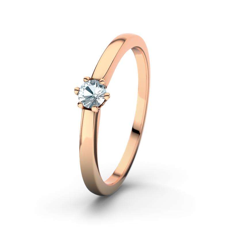 Bild von   aquamarin rotgoldring seouljpg | Individuelle 🎁 persönliche 🎁 personalisierte Geschenke bedruckt ▪ bestickt ▪ graviert
