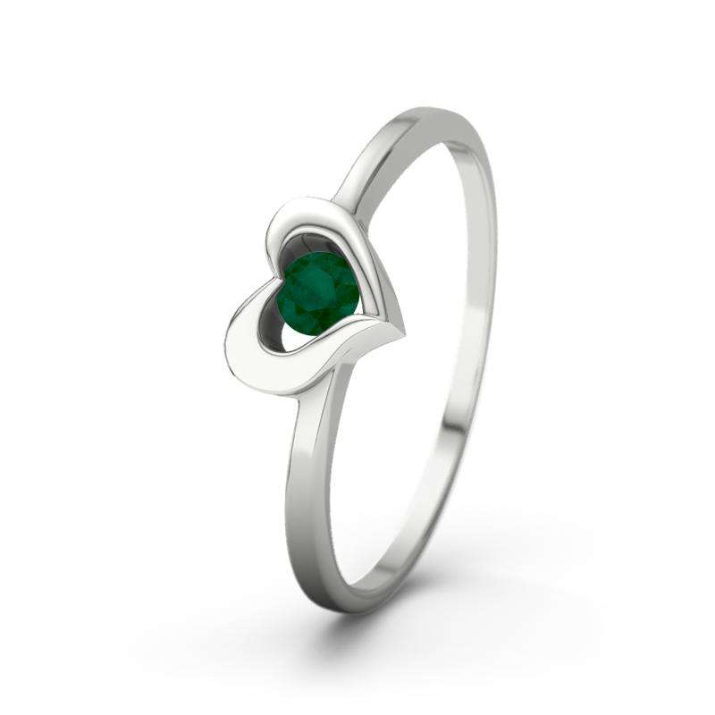 Bild von   smaragd sterlingsilberring lisjpg | Individuelle 🎁 persönliche 🎁 personalisierte Geschenke bedruckt ▪ bestickt ▪ graviert