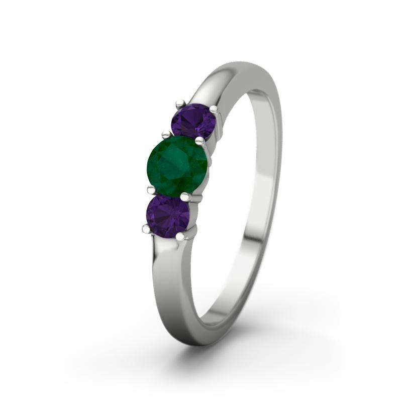 Bild von   smaragd platinumring roubyjpg | Individuelle 🎁 persönliche 🎁 personalisierte Geschenke bedruckt ▪ bestickt ▪ graviert